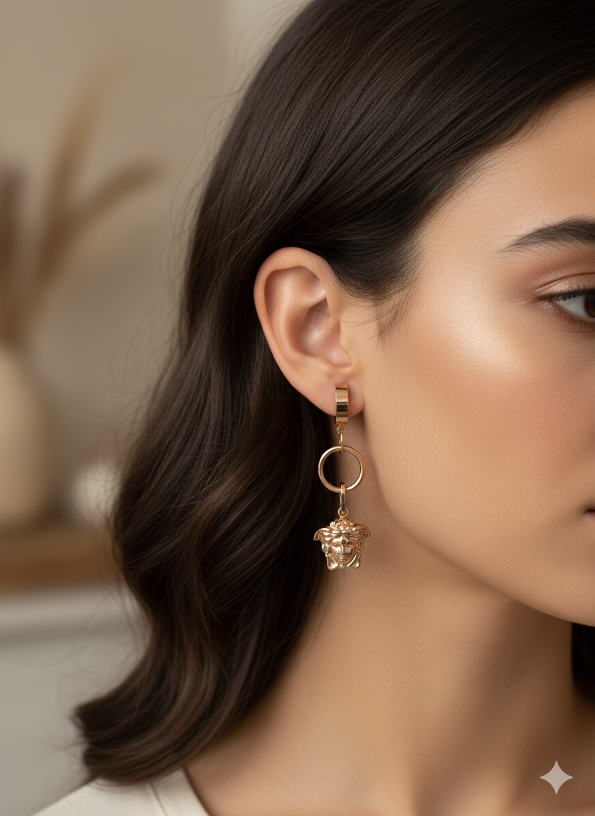 Gorgon Glam - Statement Drop Earrings