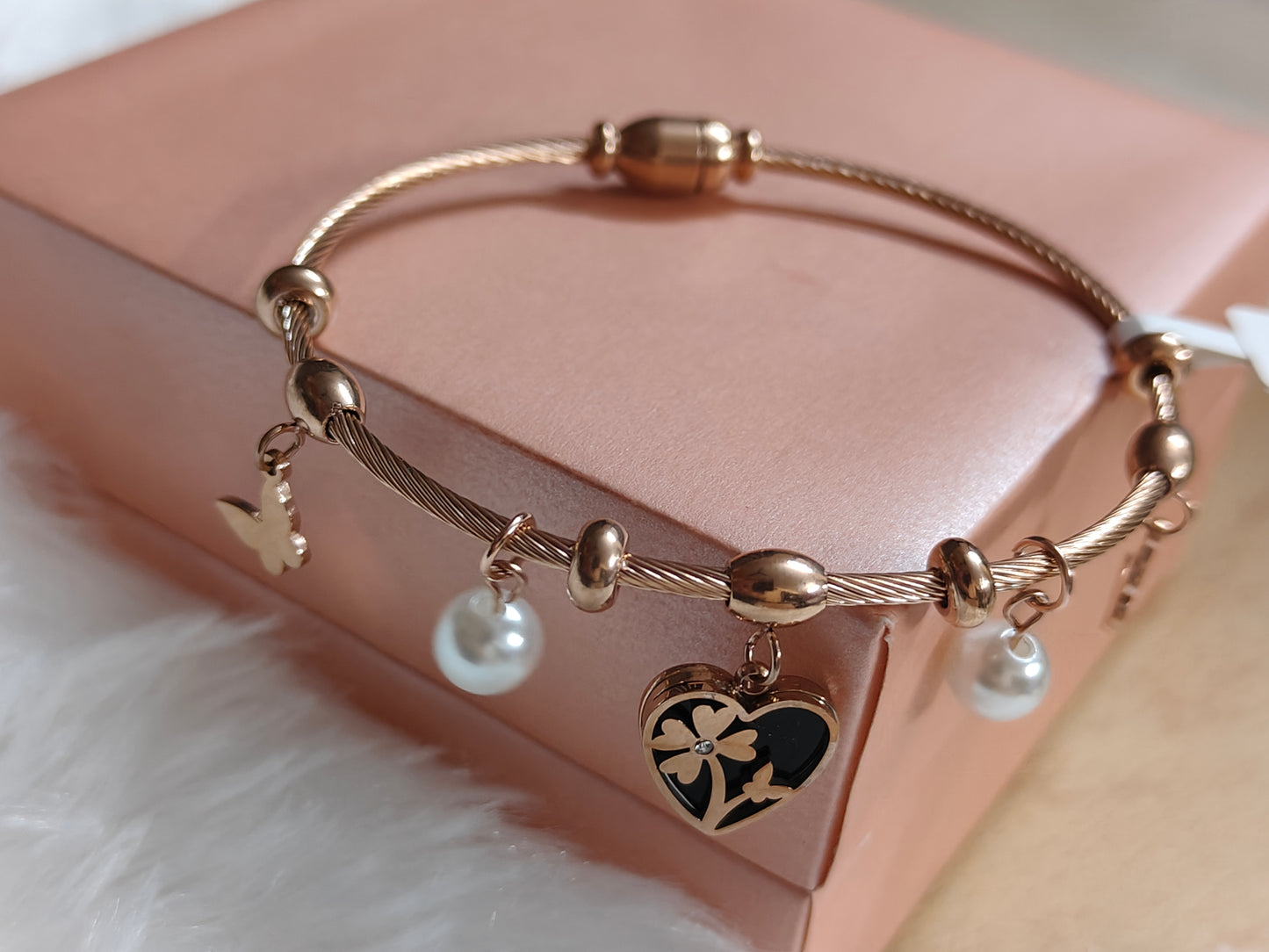 Vintage Romance Charm Bracelet