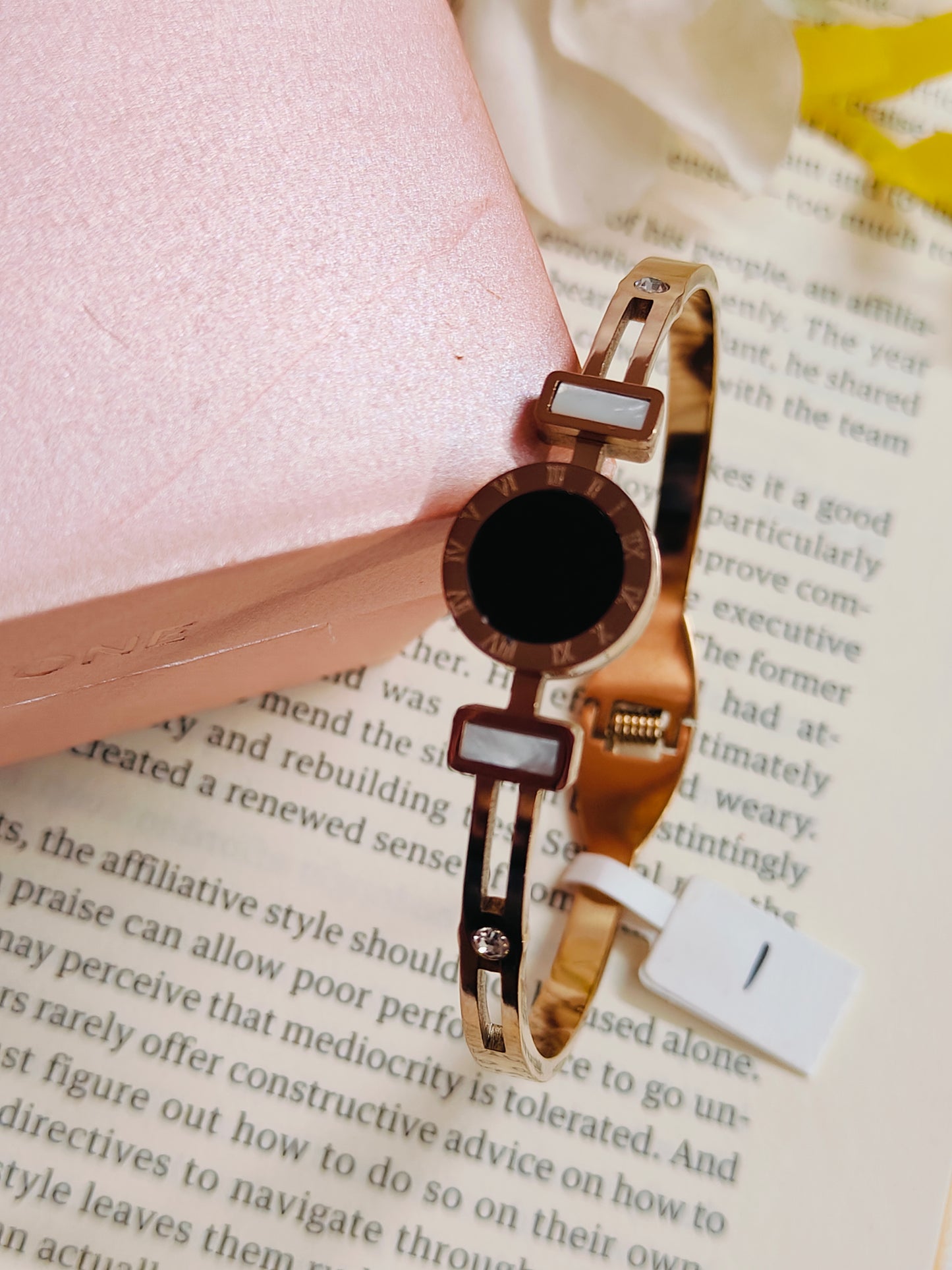 Timeless Roman Numeral Cuff Bracelet