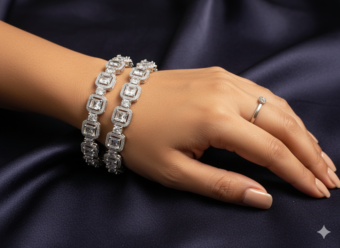 Royal Heirloom Crystal Bangles