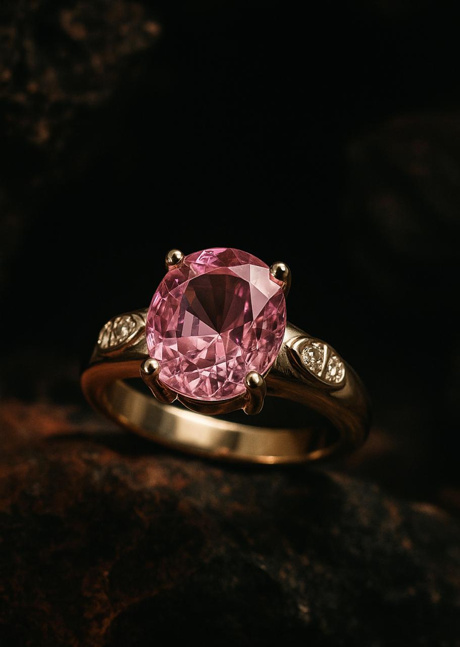 Pink Radiance Gemstone Cocktail Ring