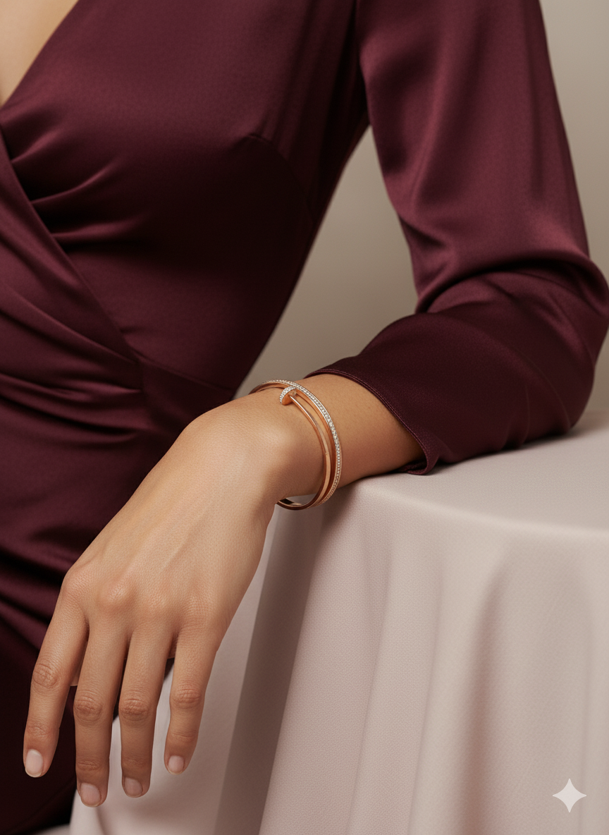 Urban Edge Pavé Nail Bracelet