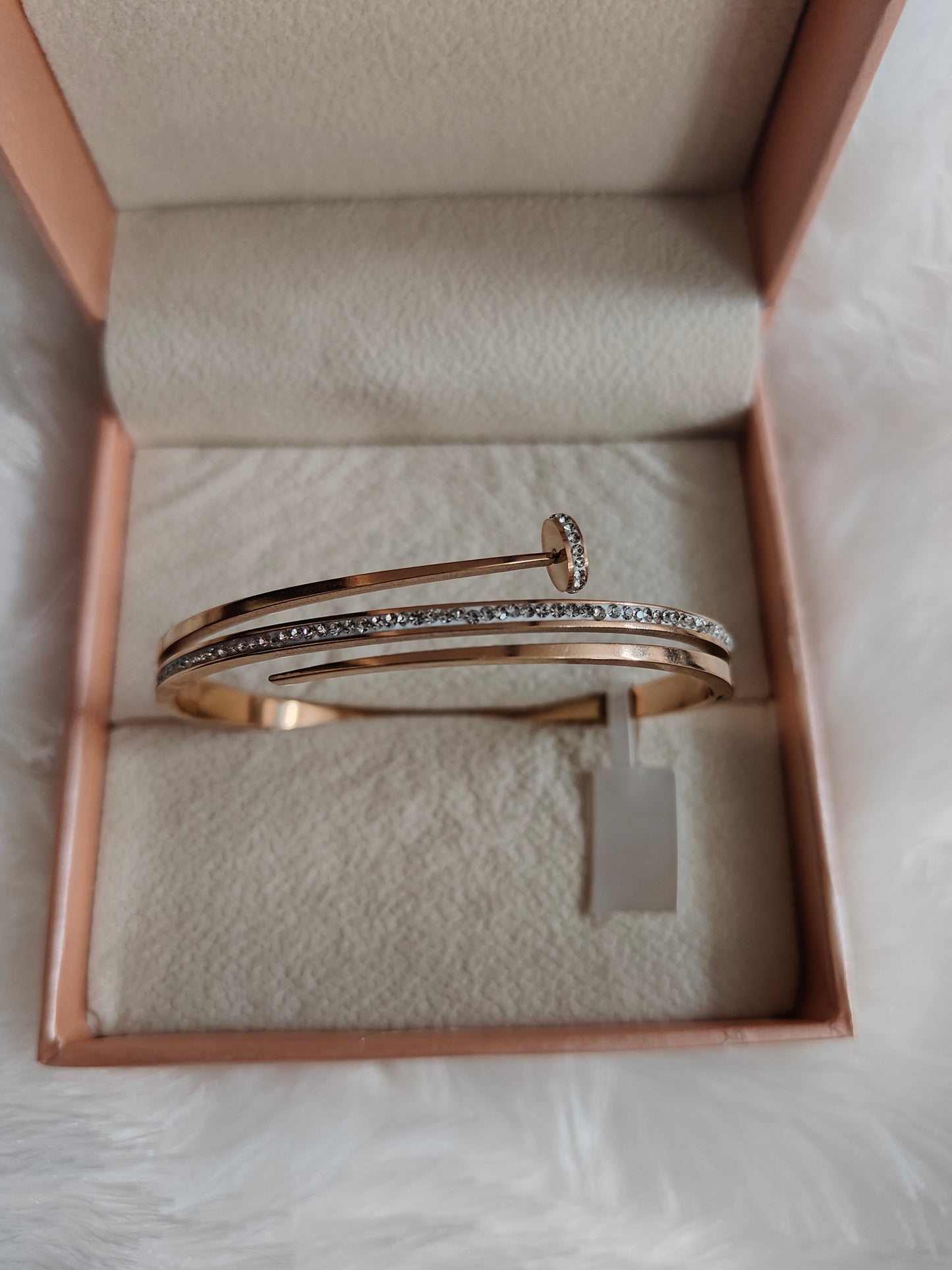 Urban Edge Pavé Nail Bracelet