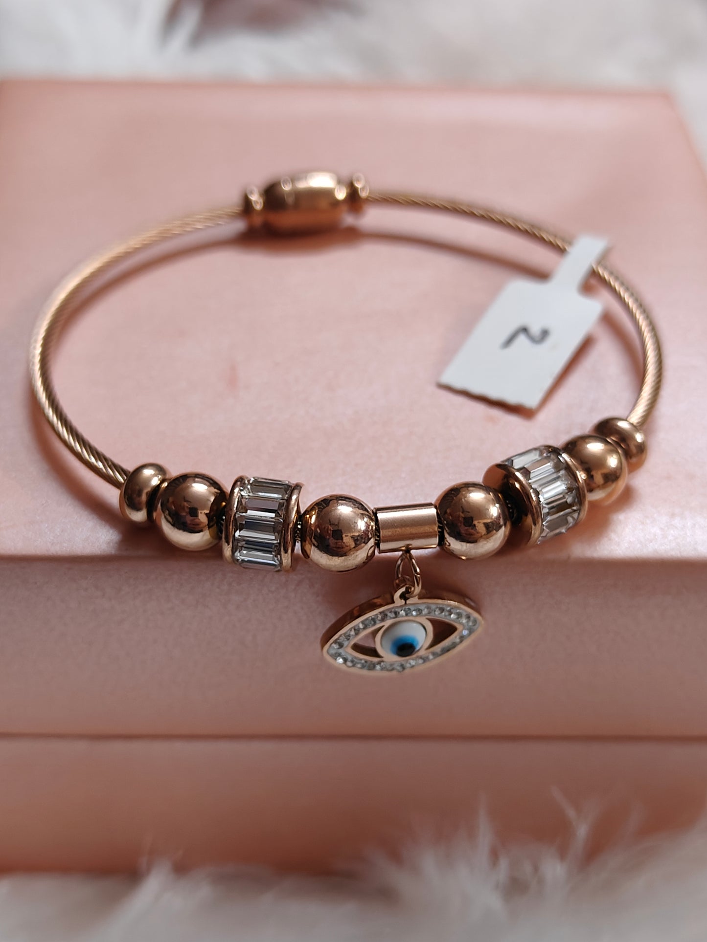 Protective Sparkle Evil Eye Bracelet