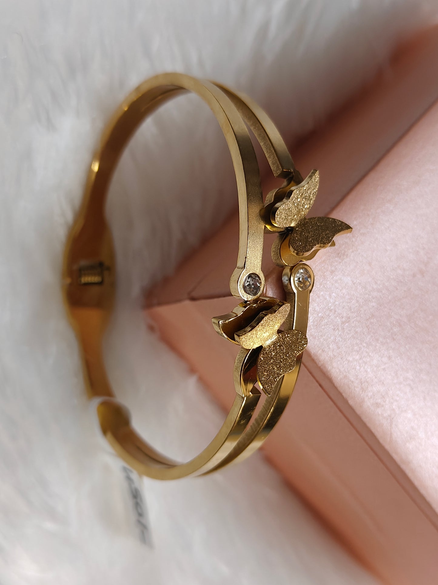 Golden Flutter Butterfly Bracelet
