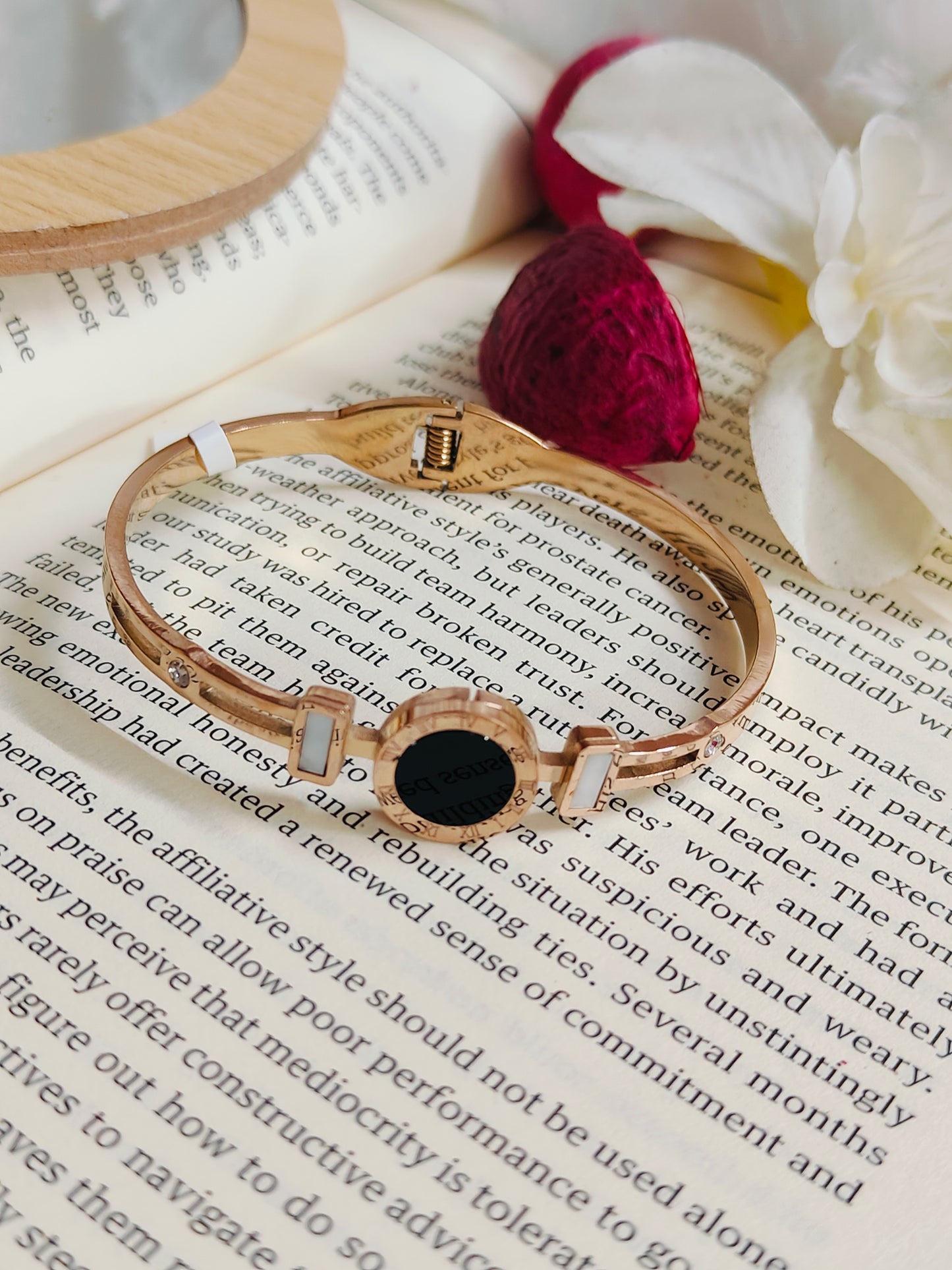 Timeless Roman Numeral Cuff Bracelet