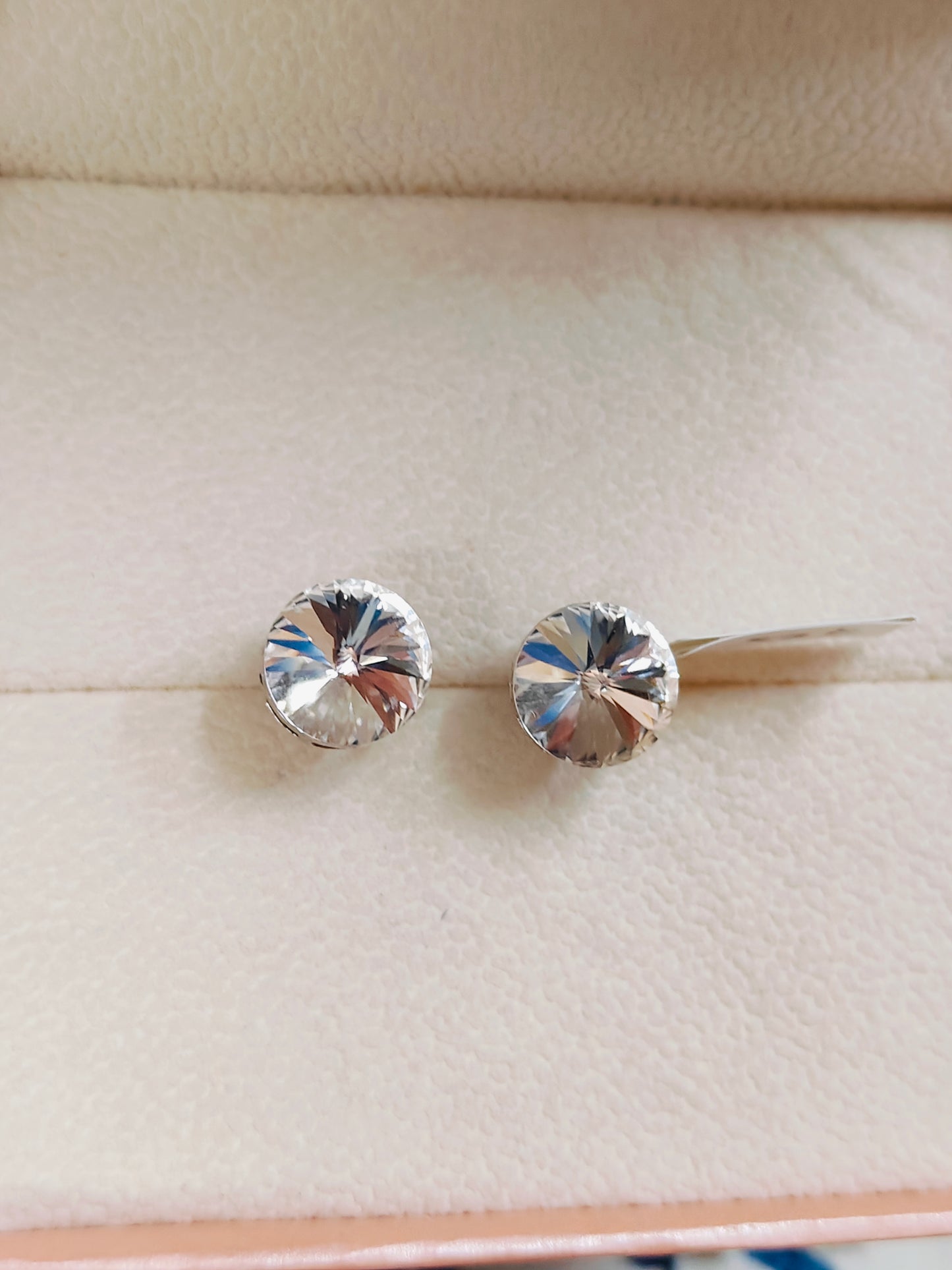 Timeless Sparkle - Classic Crystal Solitaire Studs