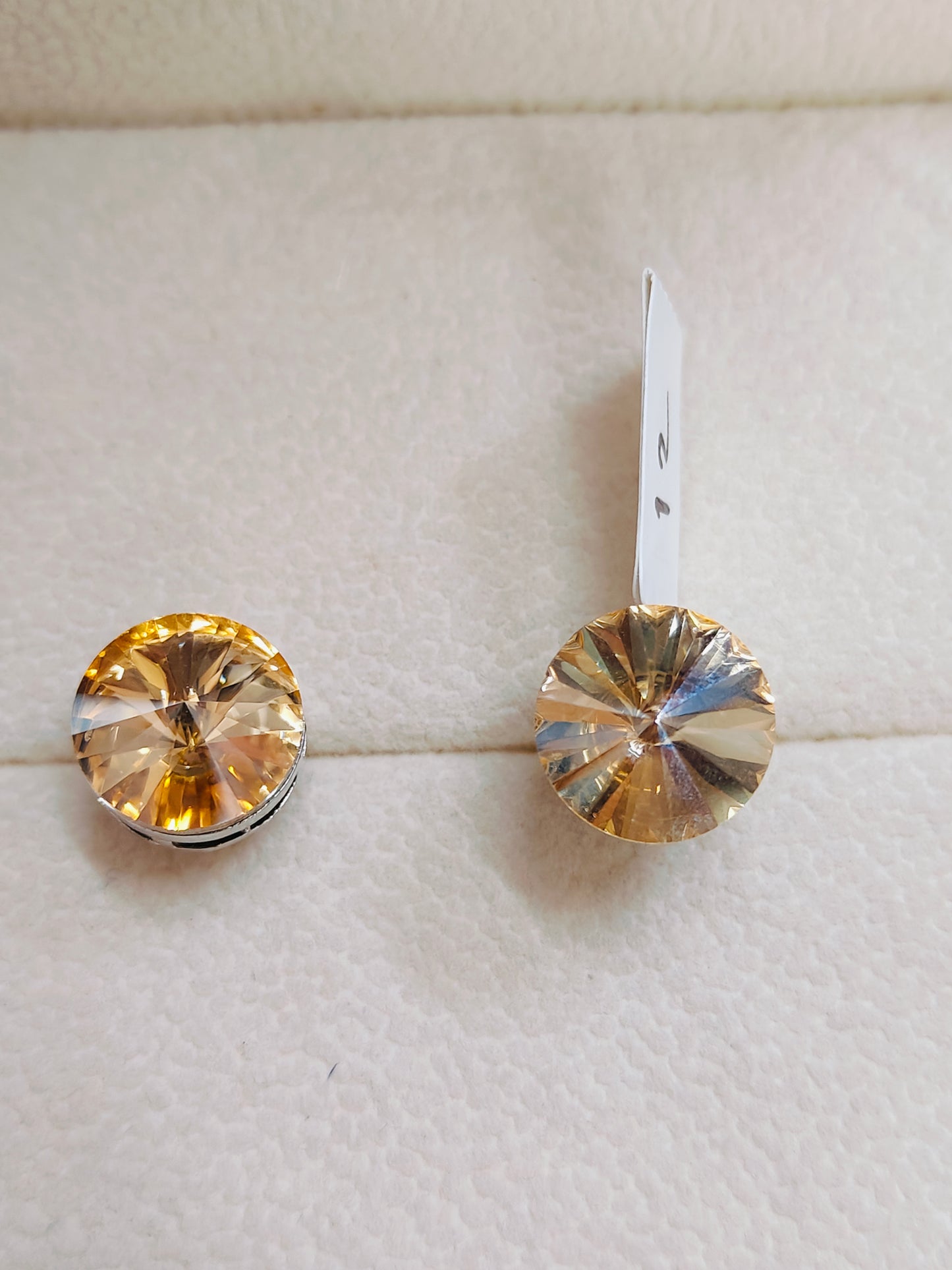 Golden Bloom - Textured Festive Gold Studs