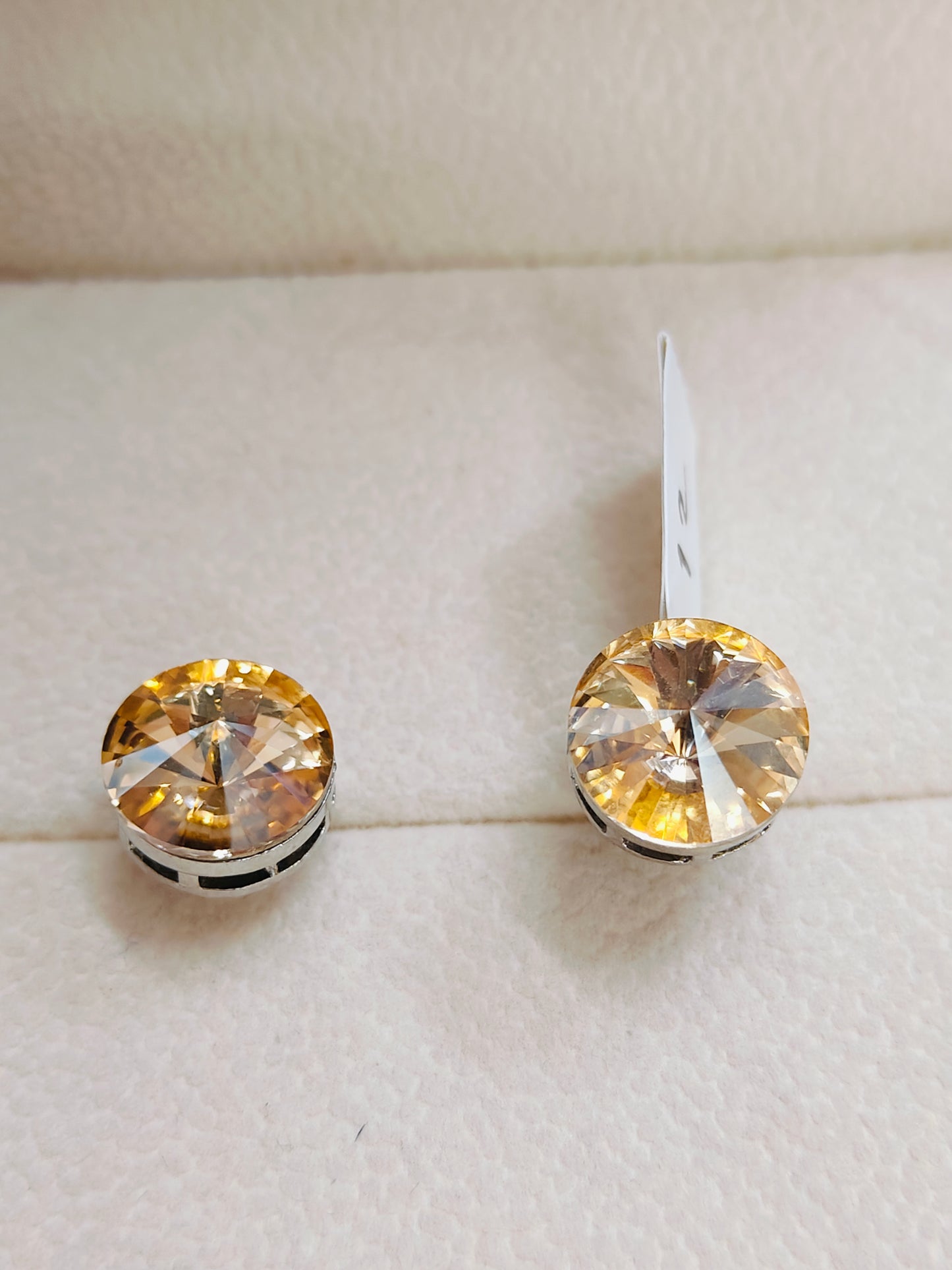 Golden Bloom - Textured Festive Gold Studs