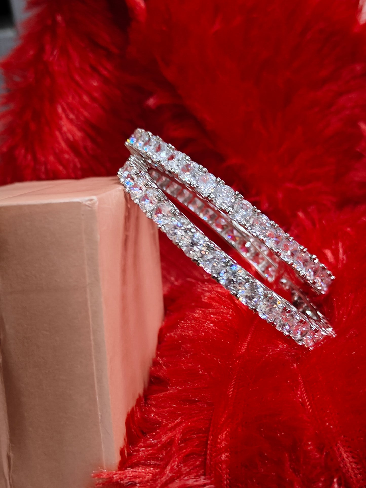 Scintillating Eternity Bangles