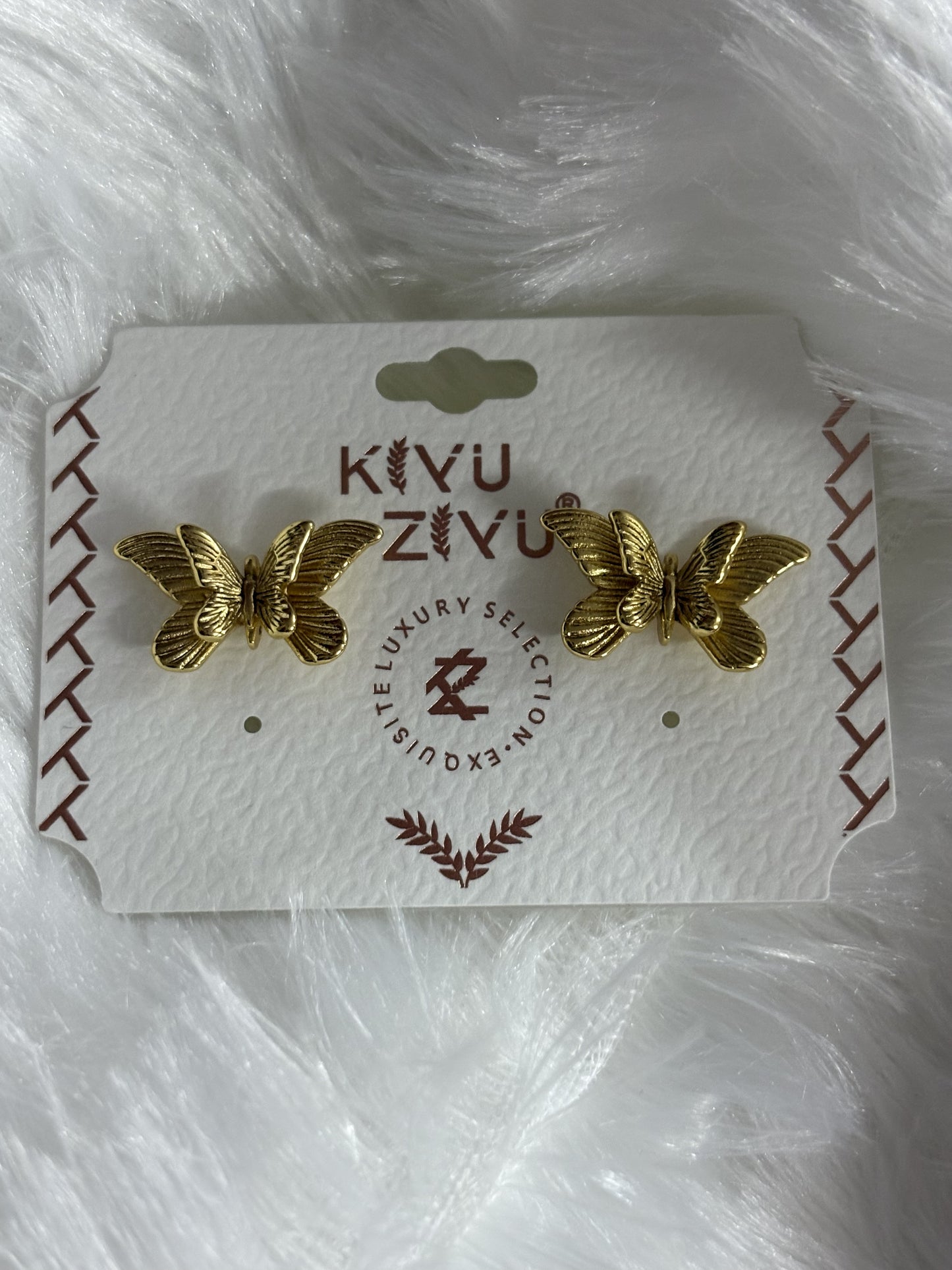 Fluttering Dreams - Butterfly Stud Earrings