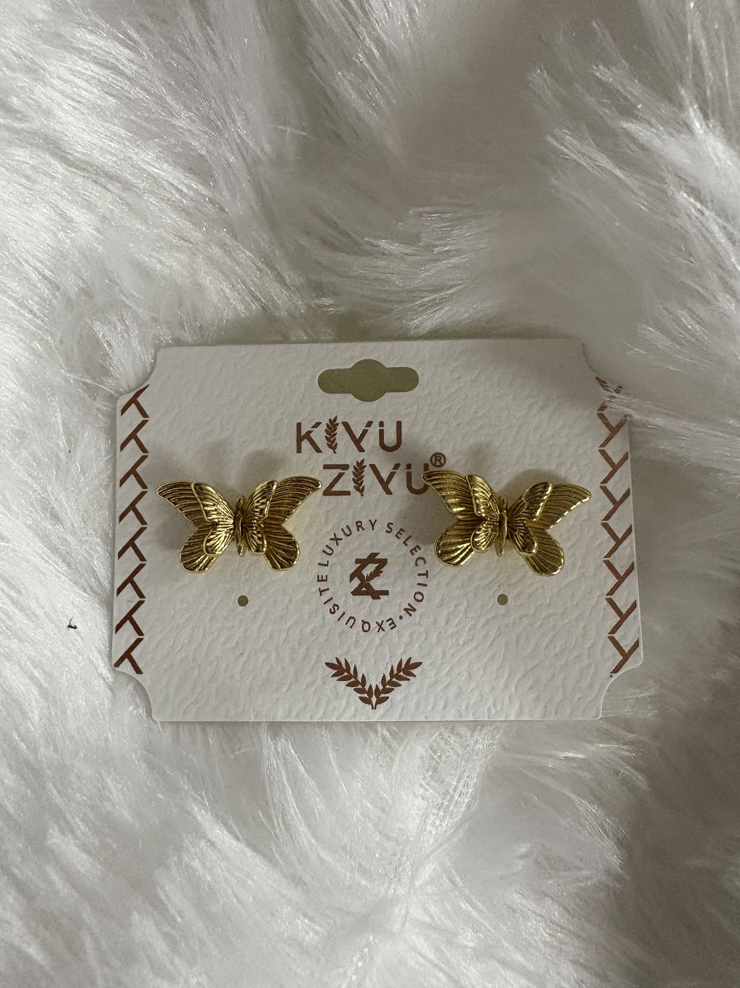 Fluttering Dreams - Butterfly Stud Earrings